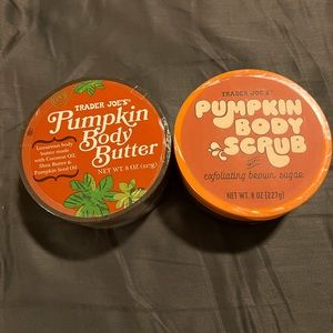 Trader Joe’s Pumpkin Body Scrub & Body Butter Duo Bundle